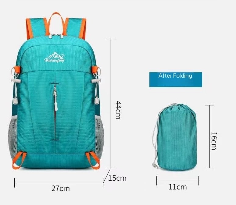 18L 200G travel backpack, black backpack, hiking backpack, ultralight backpack, simple backpack, laptop backpack for women, ladies laptop backpack, laptop backpack - Image 2