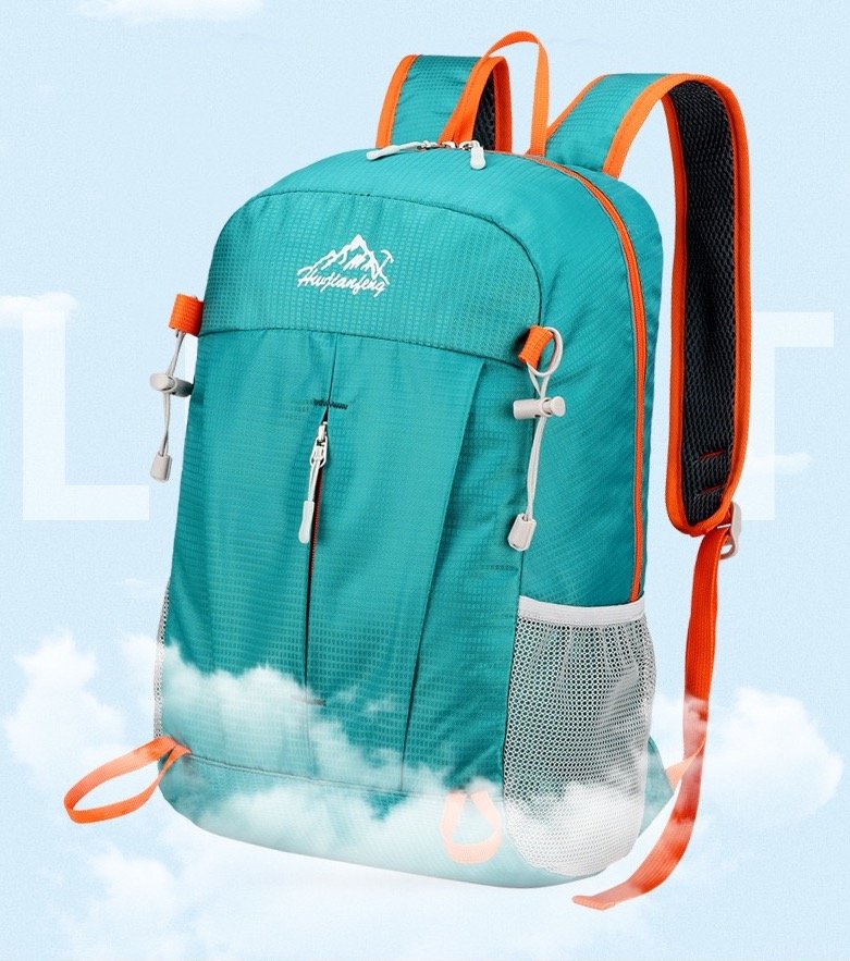 18L 200G travel backpack, black backpack, hiking backpack, ultralight backpack, simple backpack, laptop backpack for women, ladies laptop backpack, laptop backpack - Image 18