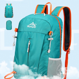 18L 200G travel backpack, black backpack, hiking backpack, ultralight backpack, simple backpack, laptop backpack for women, ladies laptop backpack, laptop backpack