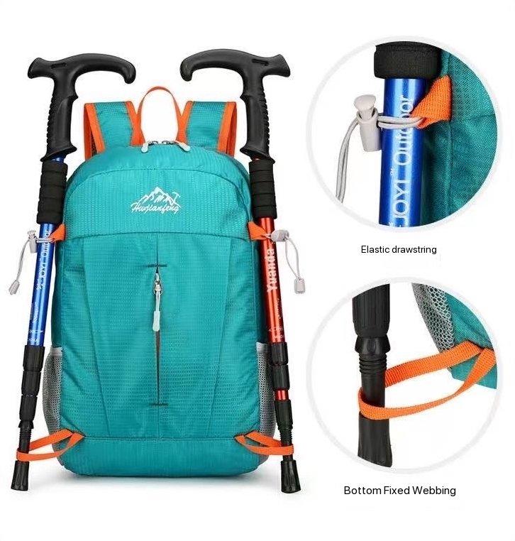 18L 200G travel backpack, black backpack, hiking backpack, ultralight backpack, simple backpack, laptop backpack for women, ladies laptop backpack, laptop backpack - Image 11