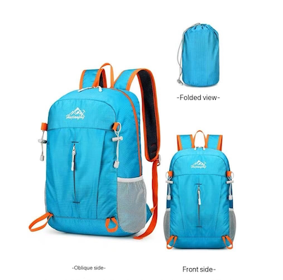 18L 200G travel backpack, black backpack, hiking backpack, ultralight backpack, simple backpack, laptop backpack for women, ladies laptop backpack, laptop backpack - Image 7