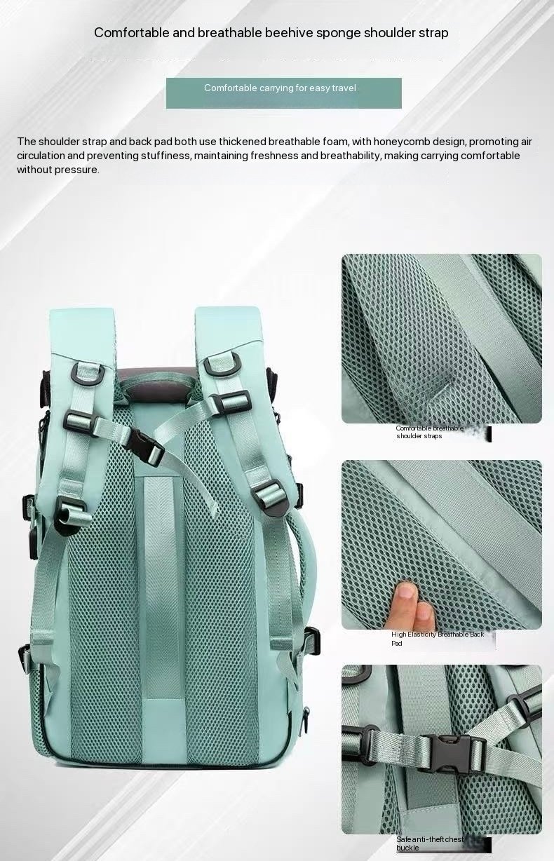 18L 830G sling bag,crossbody bag,travel backpack, pink backpack, hiking backpack, durable backpacks, simple modern backpack, laptop backpack for women, ladies laptop backpack, laptop backpack - Image 24