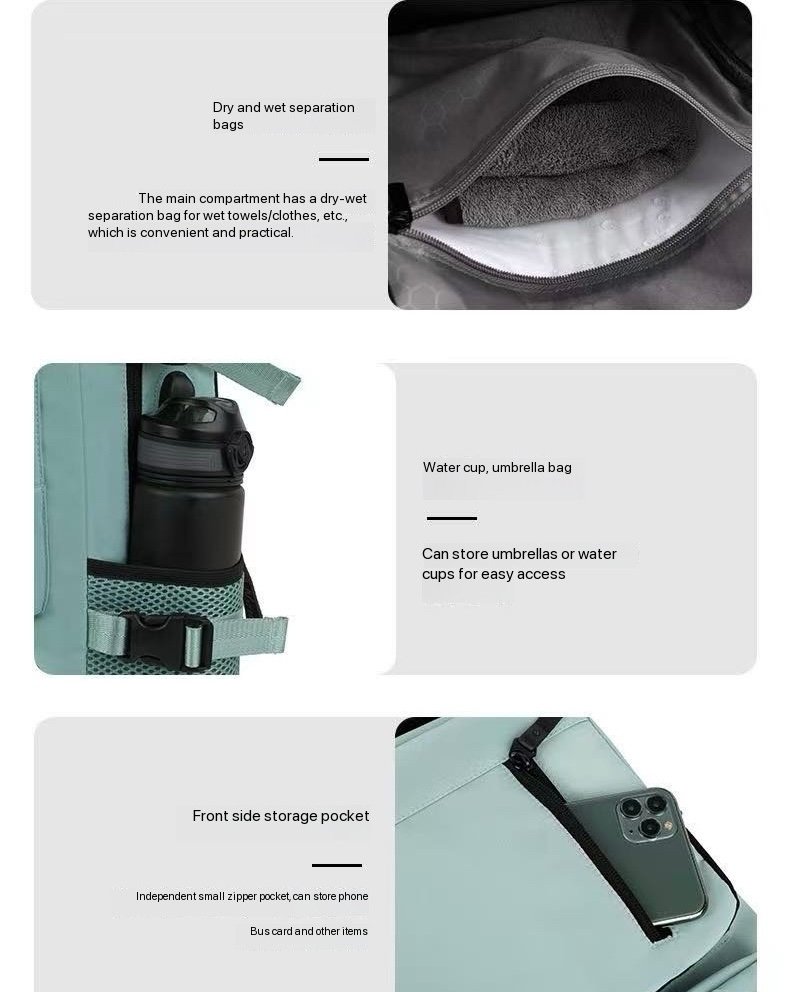 18L 830G sling bag,crossbody bag,travel backpack, pink backpack, hiking backpack, durable backpacks, simple modern backpack, laptop backpack for women, ladies laptop backpack, laptop backpack - Image 23