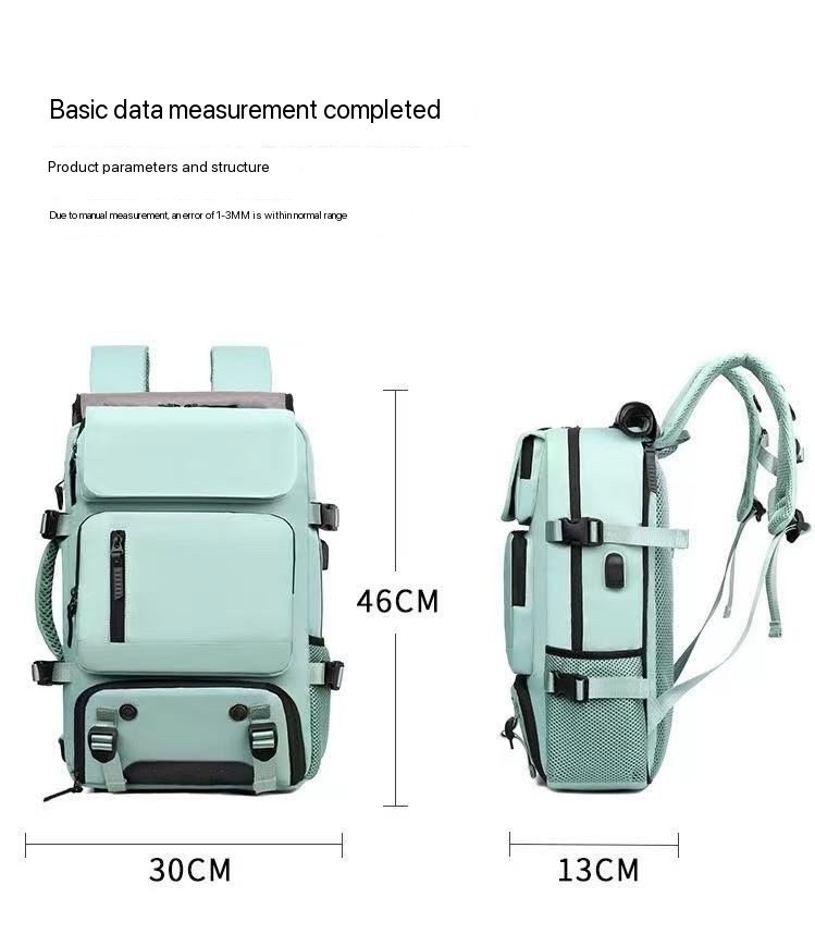 18L 830G sling bag,crossbody bag,travel backpack, pink backpack, hiking backpack, durable backpacks, simple modern backpack, laptop backpack for women, ladies laptop backpack, laptop backpack - Image 12