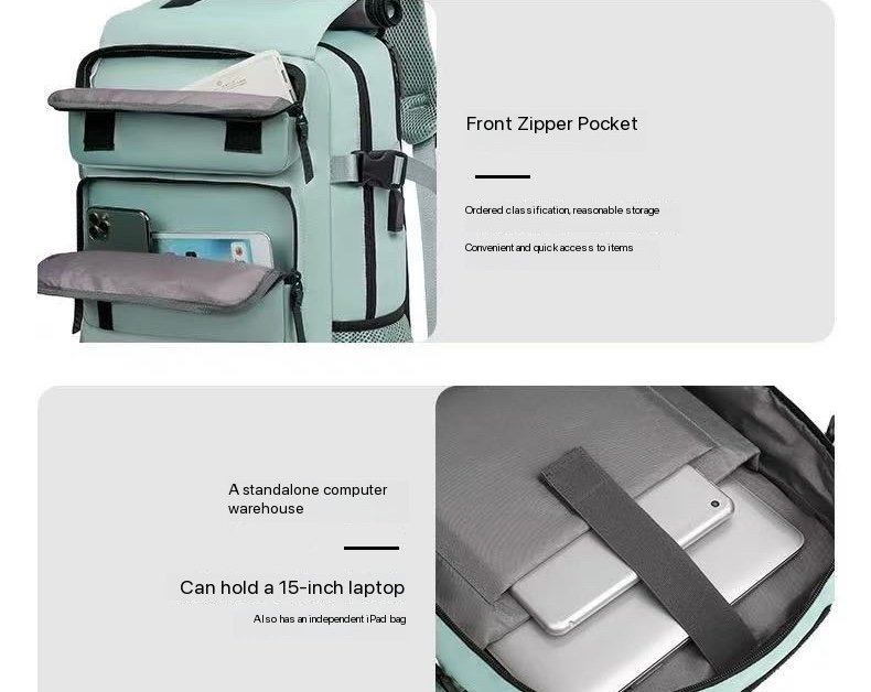 18L 830G sling bag,crossbody bag,travel backpack, pink backpack, hiking backpack, durable backpacks, simple modern backpack, laptop backpack for women, ladies laptop backpack, laptop backpack - Image 27