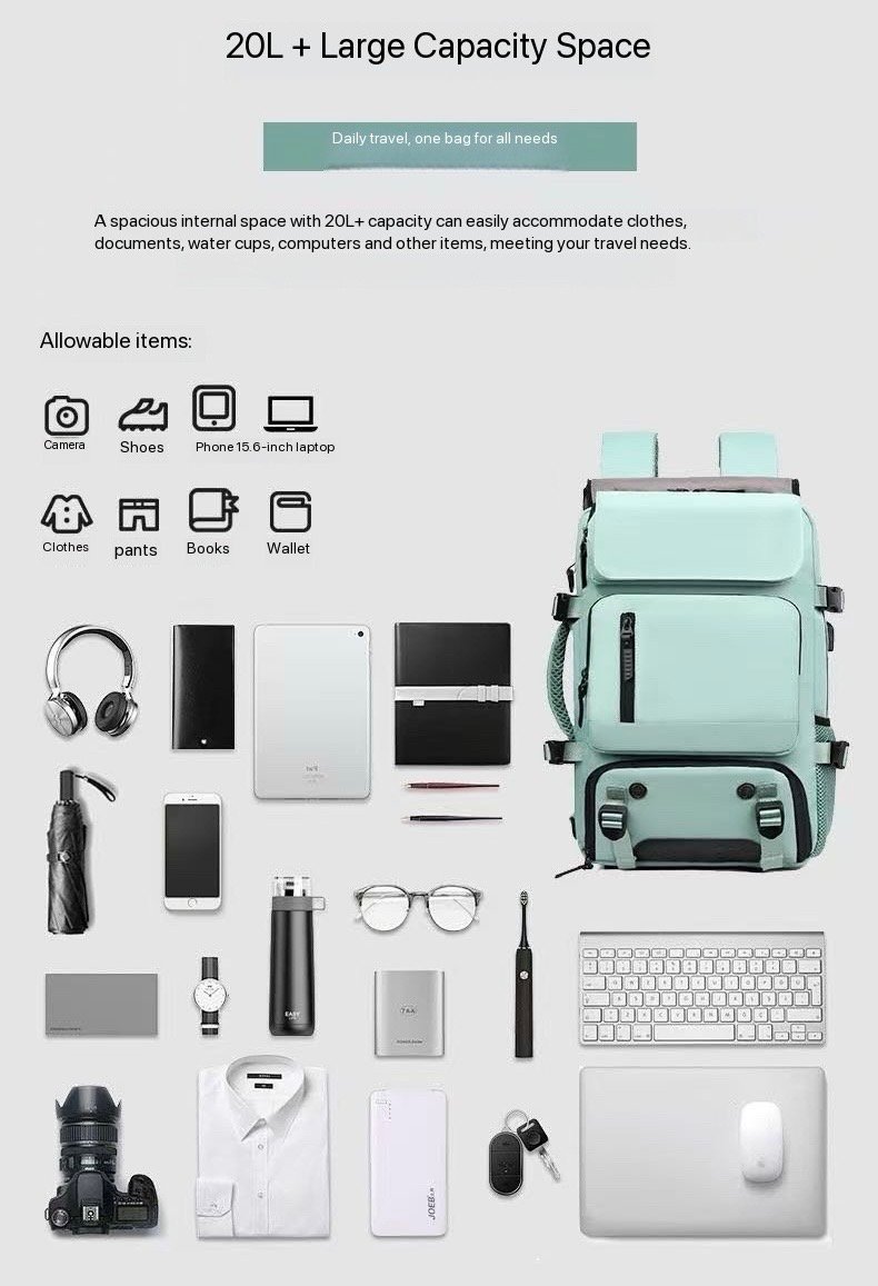 18L 830G sling bag,crossbody bag,travel backpack, pink backpack, hiking backpack, durable backpacks, simple modern backpack, laptop backpack for women, ladies laptop backpack, laptop backpack - Image 10