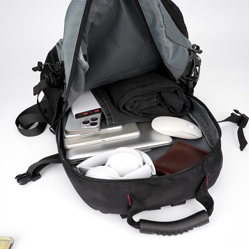 39L 700G hiking backpack, black backpack, travel backpack, laptop backpack for women, simple modern backpack, best travel backpack, ladies laptop backpack - Image 11