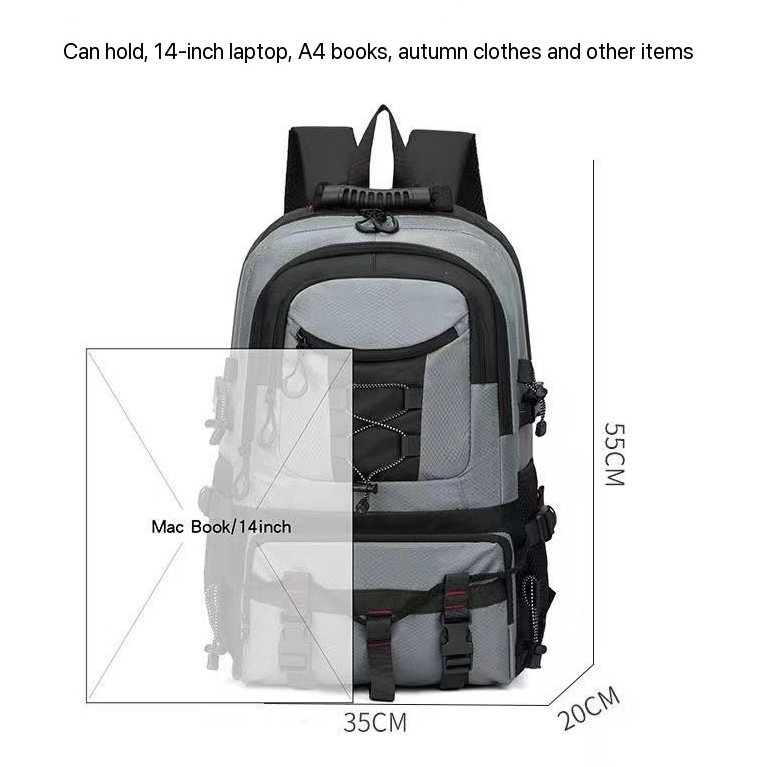 39L 700G hiking backpack, black backpack, travel backpack, laptop backpack for women, simple modern backpack, best travel backpack, ladies laptop backpack - Image 14
