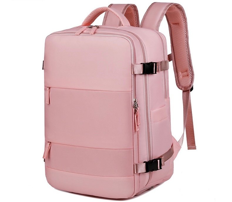 24L 820G daypack, pink backpack, travel backpack, durable backpacks, simple modern backpack, best travel backpack, laptop backpack for women, ladies laptop backpack - Image 37