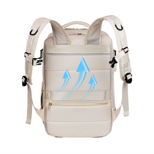 24L 820G daypack, pink backpack, travel backpack, durable backpacks, simple modern backpack, best travel backpack, laptop backpack for women, ladies laptop backpack - Image 11