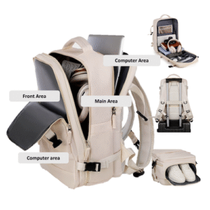 24L 820G daypack, pink backpack, travel backpack, durable backpacks, simple modern backpack, best travel backpack, laptop backpack for women, ladies laptop backpack