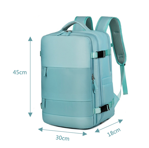 24L 820G daypack, pink backpack, travel backpack, durable backpacks, simple modern backpack, best travel backpack, laptop backpack for women, ladies laptop backpack - Image 2