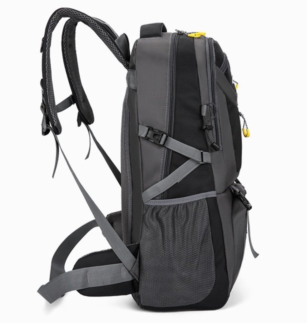 40L 880G travel backpack, black backpack, hiking backpack, water backpack, simple modern backpack, large backpack, plain black backpack, all black backpack, blue backpack - Image 16