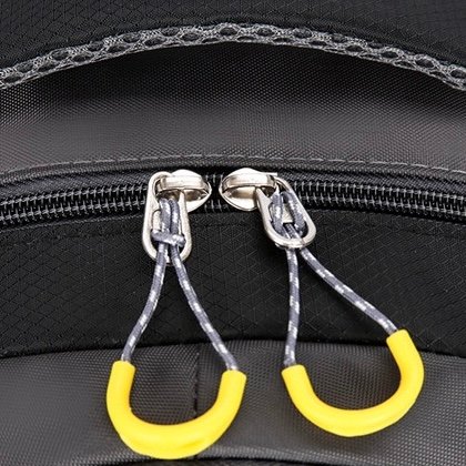 40L 880G travel backpack, black backpack, hiking backpack, water backpack, simple modern backpack, large backpack, plain black backpack, all black backpack, blue backpack - Image 19