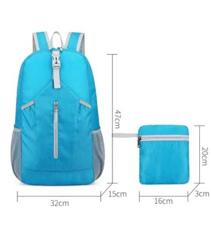 23L 220G travel backpack, black backpack, hiking backpack, ultralight backpack, simple backpack, durable backpacks, laptop backpack for women, ladies laptop backpack - Image 3